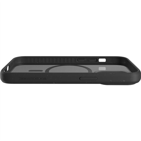 Woodcessories Clear Case MagSafe nero opaco iPhone 14 Pro