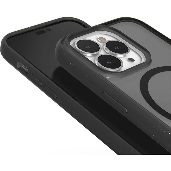 Woodcessories Clear Case MagSafe nero opaco iPhone 14 Pro