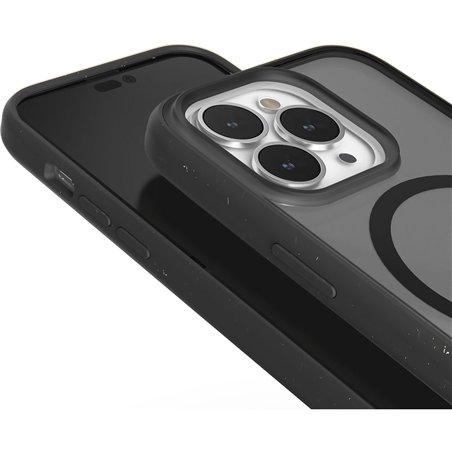 Woodcessories Clear Case MagSafe nero opaco iPhone 14 Pro