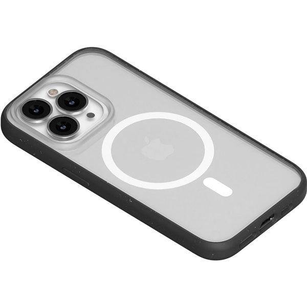 Woodcessories Clear Case MagSafe nero iPhone 14 Pro