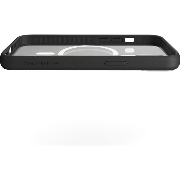 Woodcessories Clear Case MagSafe nero iPhone 14 Pro