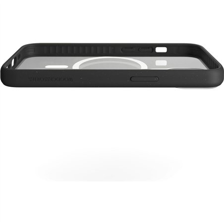 Woodcessories Clear Case MagSafe nero iPhone 14 Pro