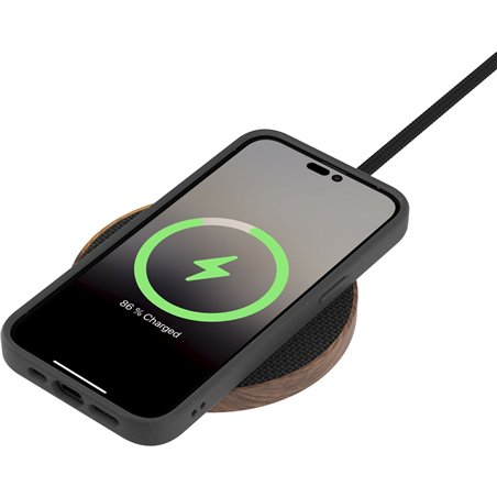 Woodcessories Clear Case MagSafe nero iPhone 14 Pro