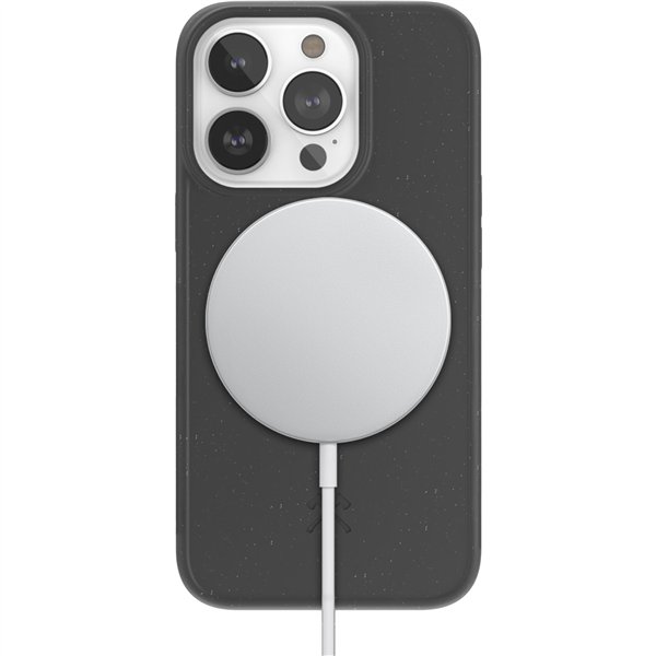 Woodcessories Bio Case MagSafe nero iPhone 14 Pro