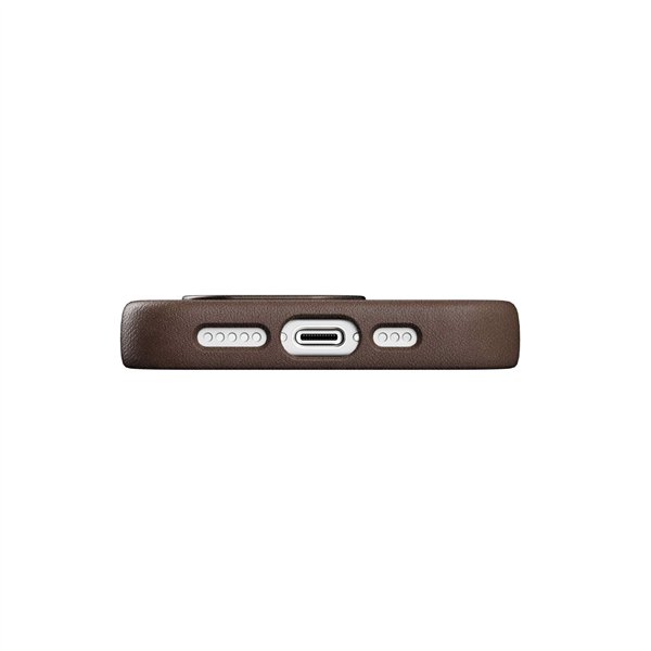 Woodcessories Bio Leather Case MagSafe iPhone 15 Plus marrone