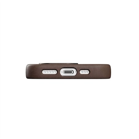 Woodcessories Bio Leather Case MagSafe iPhone 15 Plus marrone