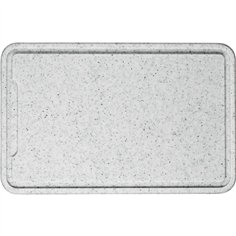 Zassenhaus tagliere plastica grigio chiaro 42x27x1,5cm 2