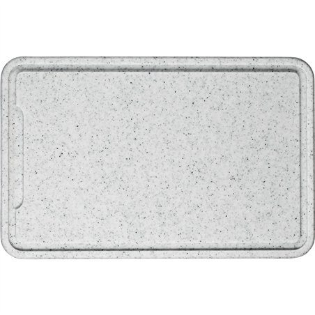 Zassenhaus tagliere plastica grigio chiaro 42x27x1,5cm