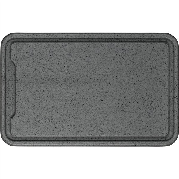 Zassenhaus tagliere plastica grigio scuro 36x23x1,5cm