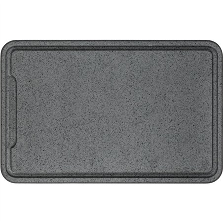 Zassenhaus tagliere plastica grigio scuro 42x27x1,5cm