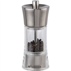 Zassenhaus macinapepe  Aachen acrilico/acciaio inox, 14 cm