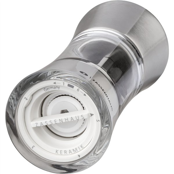 Zassenhaus macinapepe  Aachen acrilico/acciaio inox, 14 cm