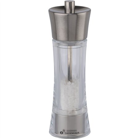 Zassenhaus macinasale  Aachen acrilico/acciaio inox, 18 cm