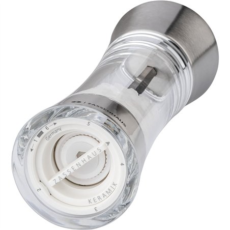 Zassenhaus macinasale  Aachen acrilico/acciaio inox, 18 cm