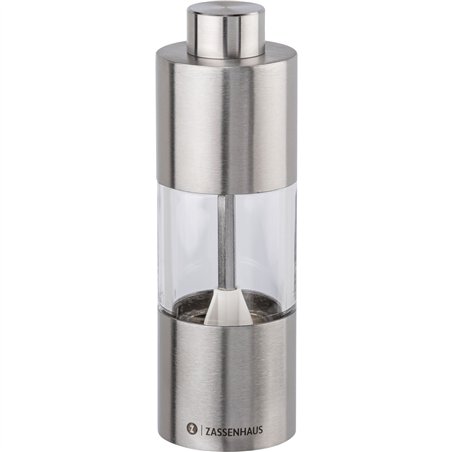 Zassenhaus macinapepe  Mainz acciaio inox/ acrilico, 14 cm