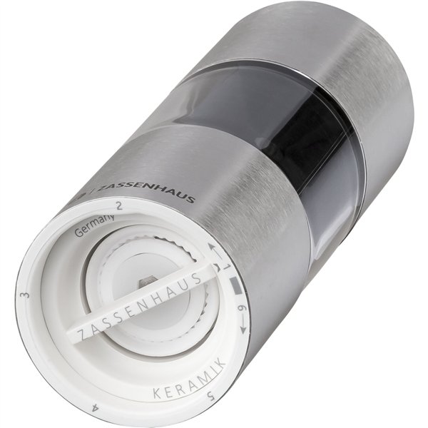 Zassenhaus macinapepe  Mainz acciaio inox/ acrilico, 14 cm