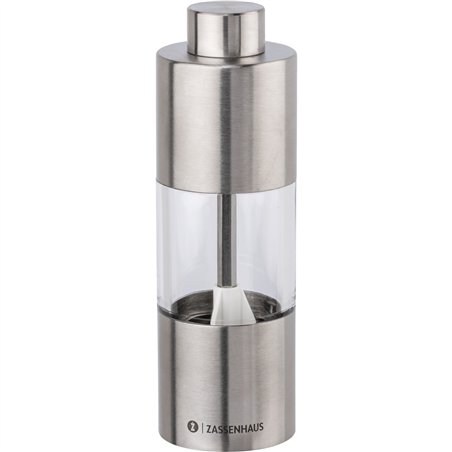 Zassenhaus macinasale  Mainz acciaio inox/acrilico, 14 cm