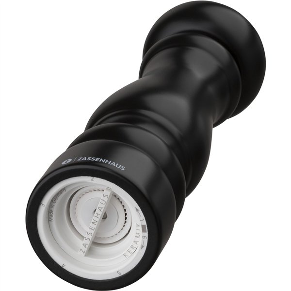 Zassenhaus macinapepe Potsdam legno faggio nero, 20 cm