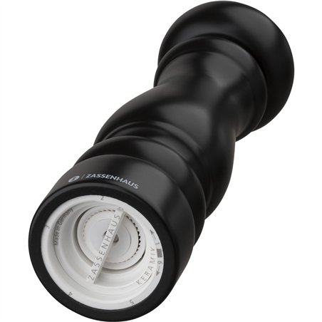 Zassenhaus macinapepe Potsdam legno faggio nero, 20 cm