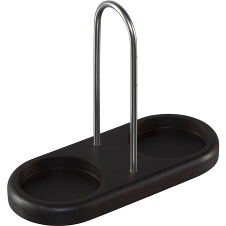 Zassenhaus supporto per macina sale e pepe,legno faggio, scuro