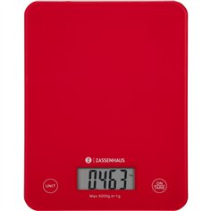Zassenhaus bilancia da cucina digitale Balance Cool rosso