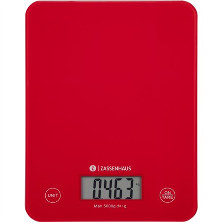 Zassenhaus bilancia da cucina digitale Balance Cool rosso