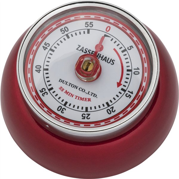 Zassenhaus Timer Speed Metallic rosso