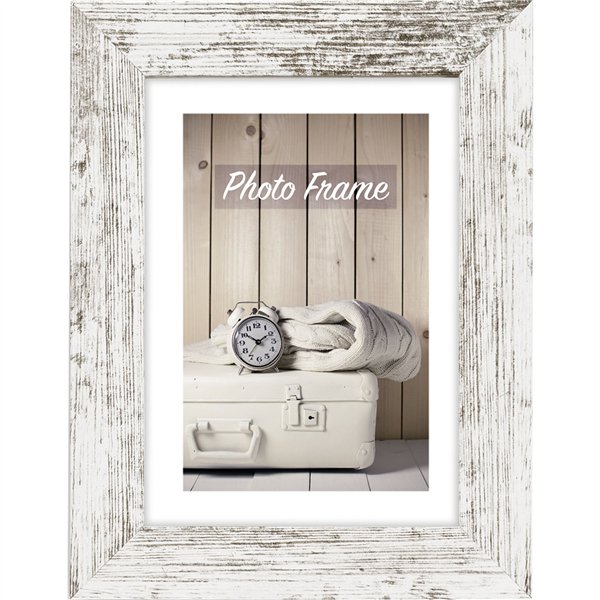 ZEP Nelson 6  weiß/braun   15x20 legno cornice V21686