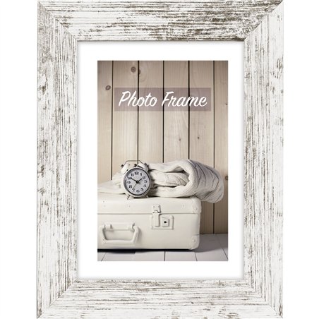 ZEP Nelson 6  weiß/braun   15x20 legno cornice V21686