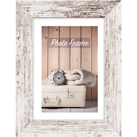 ZEP Nelson 6 bian./marr. 30x30 legno cornice V21306