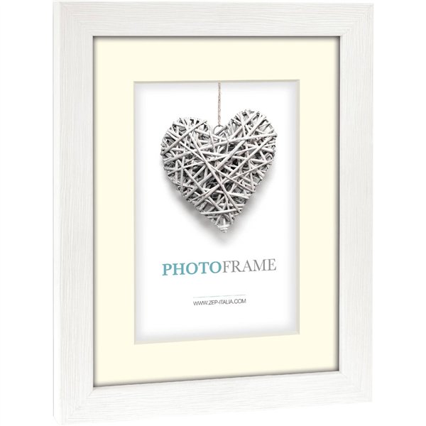 ZEP Regent 4 Passepartout  30x40 legno cornice bianco V32344