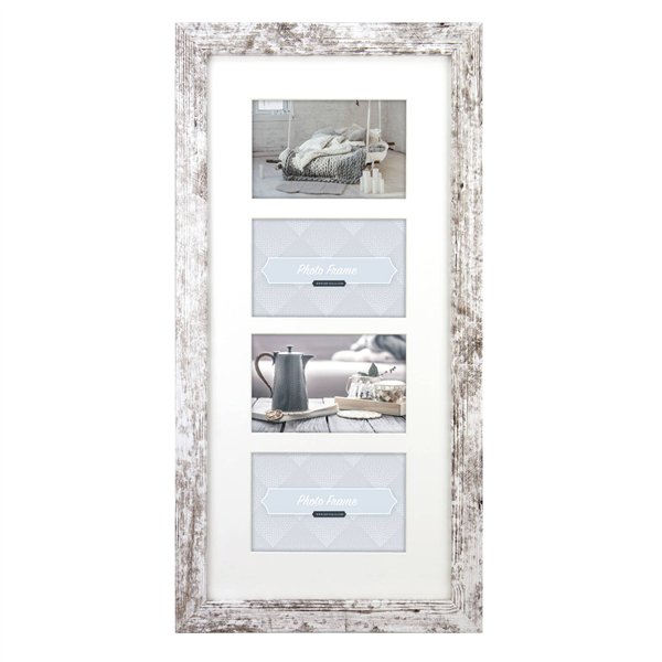 ZEP Nelson 6 bian./marr. 4x10x15 legno cornice 4Q V24106