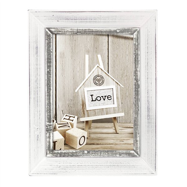 ZEP Athis bianco 13x18 legno cornice SY1257