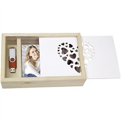 ZEP Love Box USB           13x18 legno per foto e Stick CZ1257