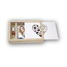 ZEP Love Box USB           10x15 legno, per foto e stick CZ1246 2