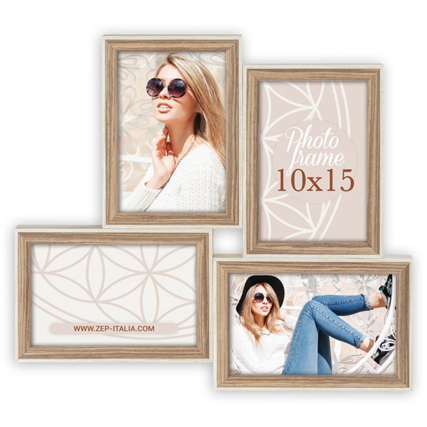 ZEP Kriss 4Q             4x10x15 legno cornice multipla EK484