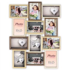 ZEP Montreaux 12Q       12x10x15 legno cornice multipla TY025