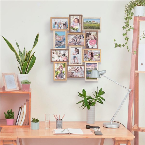 ZEP Montreaux 12Q       12x10x15 legno cornice multipla TY025