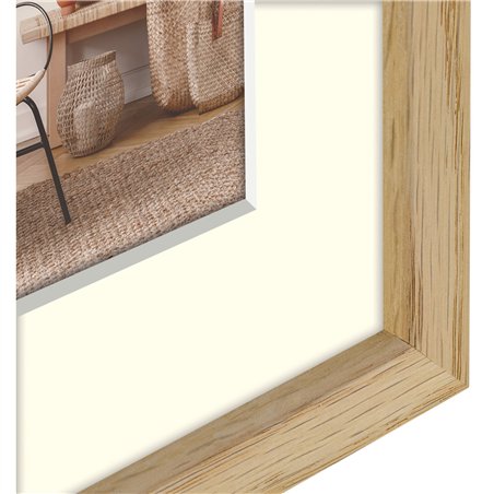 ZEP Malmo natural    15x20/20x30 legno con passepartout V4523N