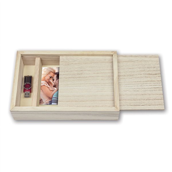 ZEP Box USB                15x20 legno, per foto e stick   CX7568