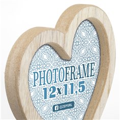 ZEP Frida              3x12x11,5 legno cornice con 3 cuori  RE333 2