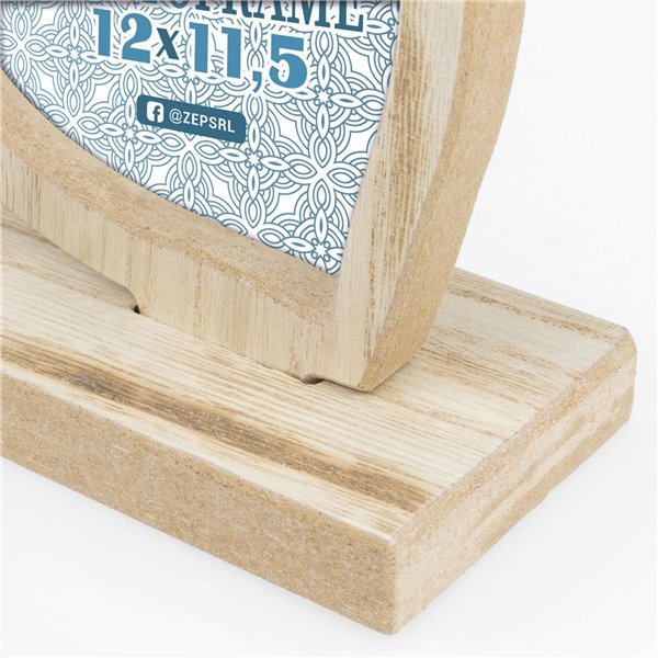 ZEP Frida              3x12x11,5 legno cornice con 3 cuori  RE333