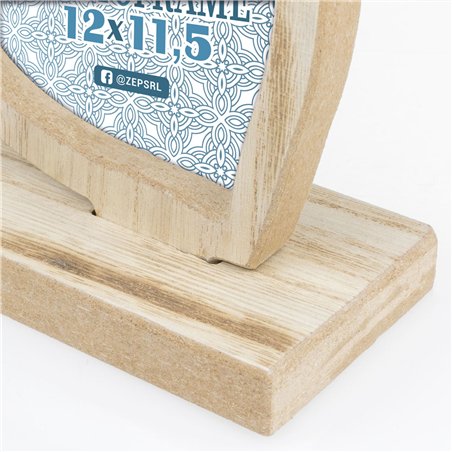 ZEP Frida              3x12x11,5 legno cornice con 3 cuori  RE333