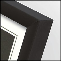 4x1 ZEP New Easy nero 21x29,7 DIN A4 plastica cornice KB11 2