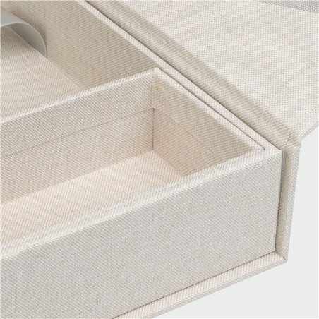 ZEP Box USB Lodi D     23x12,5x5 scatola lino per foto/USB BY546D