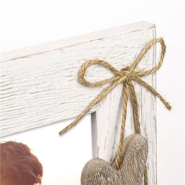 ZEP Lille white            13x18 legno portafoto c. cuori  RE657W