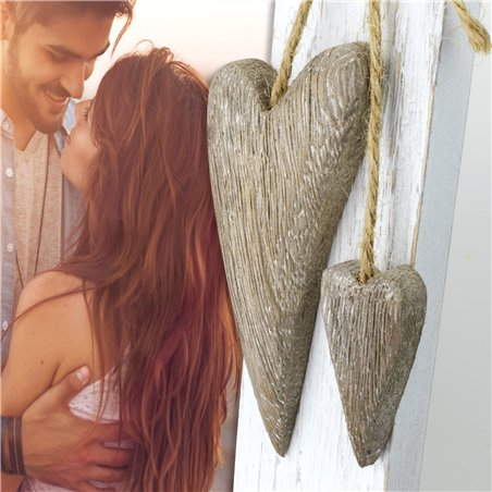 ZEP Lille white            13x18 legno portafoto c. cuori  RE657W