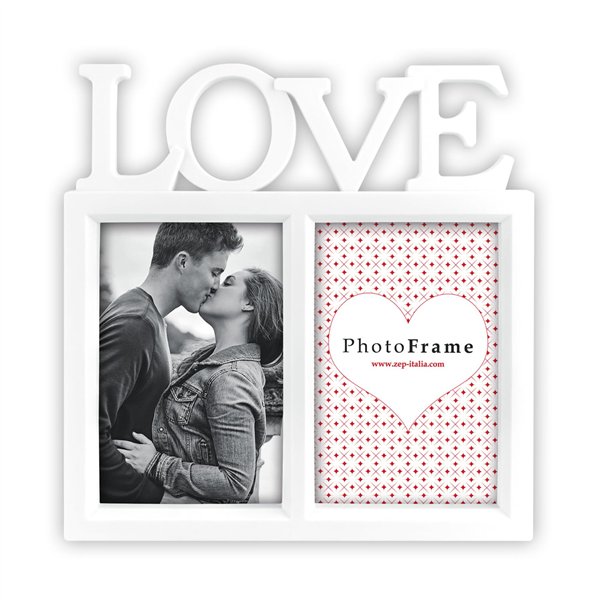 ZEP Madeira white        2x10x15 plastica, cornice multipla XC48W