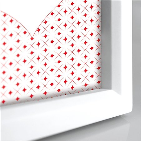 ZEP Madeira white        2x10x15 plastica, cornice multipla XC48W