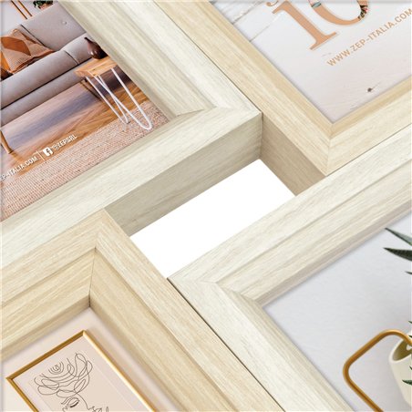 ZEP Zara 8Q              8x10x15 legno cornice multipla     VZ882